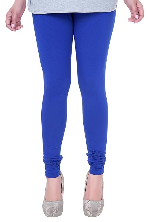 Premium Quality 4 Way Stretch Lycra Jersey Leggings - Royal Blue