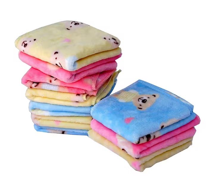 Unisex Very Soft Cotton Face Hanky (10 Pieces, Multi colour)
